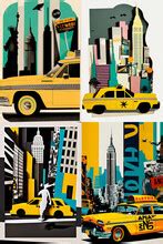 NYC Travel Montage Poster Art Free Stock Photo - Public Domain Pictures