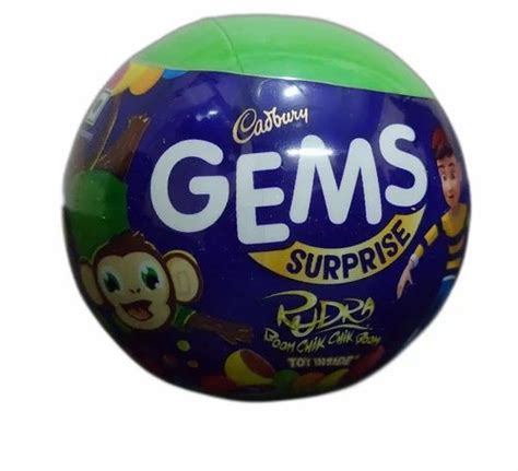 Round Cadbury Gems Surprise Ball, Packaging Size: 15.8gm at Rs 33/piece in New Delhi