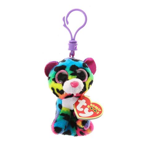 TY Beanie Boos Dotty the Leopard Keyring Clip - If you stare at my bold colored spots, they ...