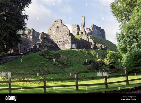 Remains of Okehampton Castle, Castle Lodge, Okehampton, Devon, England, United Kingdom Stock ...