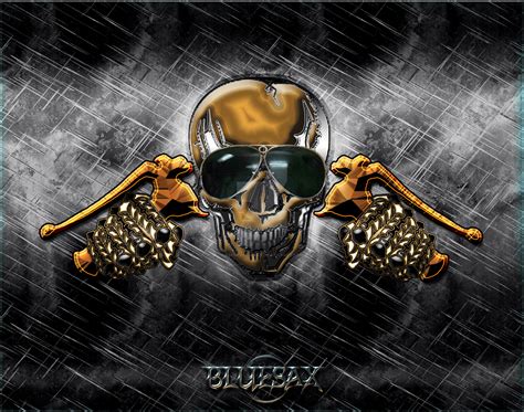 Biker Skull Wallpapers - Top Free Biker Skull Backgrounds - WallpaperAccess