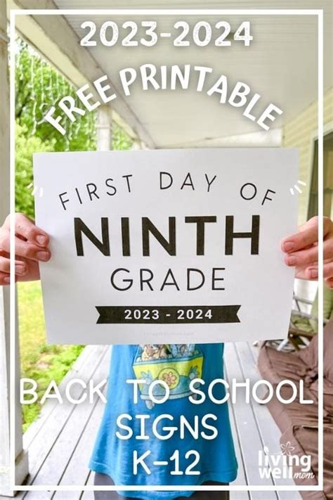 First Day Of School Sign 2024 Printable - Alice Babette