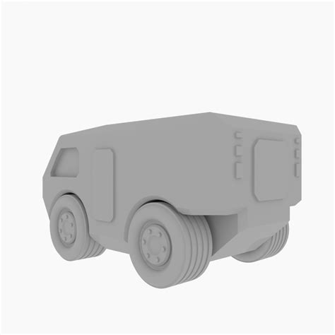 Free STL file sci-fi truck・3D print design to download・Cults