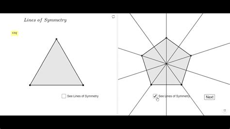 Regular Polygons: Lines of Symmetry - YouTube