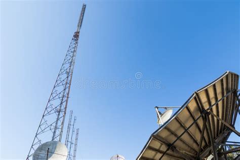 Analog Television Antenna Transmitter Stock Photo - Image of television ...