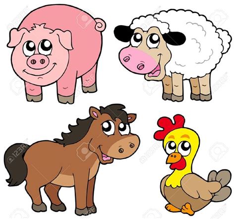 cartoon farm animals - Google Search | Farm animals pictures, Animal clipart, Cartoon animals