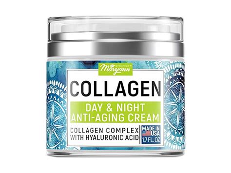 Maryann Organics Collagen Cream, Day & Night Anti-Aging Cream, 1.7 fl oz Ingredients and Reviews