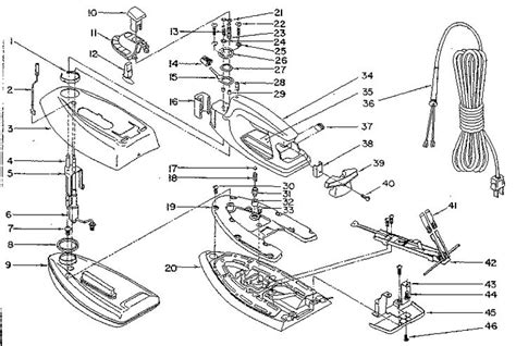 Rowenta Iron Parts Diagram - Wiring Diagram Pictures