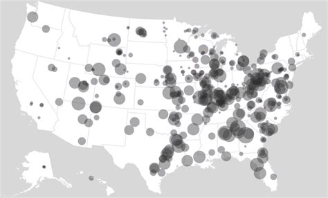 Coal Burning Power Plants Map