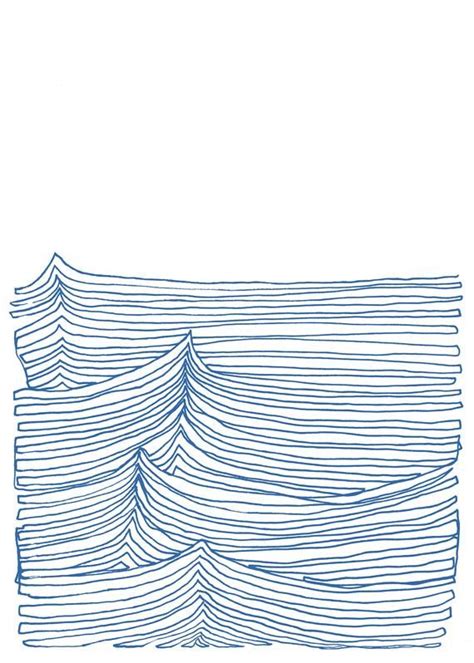 Vague Illustration, Illustration Ligne, Ocean Drawing, Wave Drawing ...