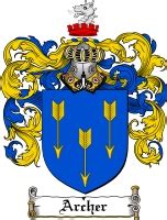 Archer Family Crest Archer Coat of Arms - Tradebit