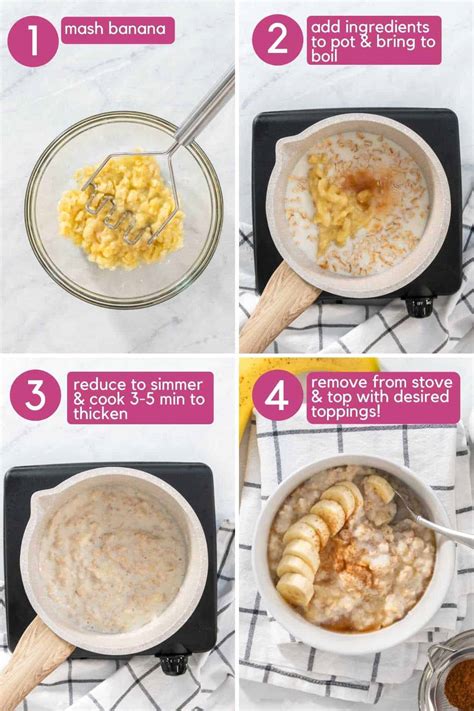 Banana Oats Porridge Recipe - Colleen Christensen Nutrition