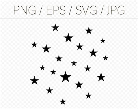 Stars Svg Star Svg Galaxy Svg Star Background Svg Vector Stars Mystical Svg Silhouette Star Cut ...