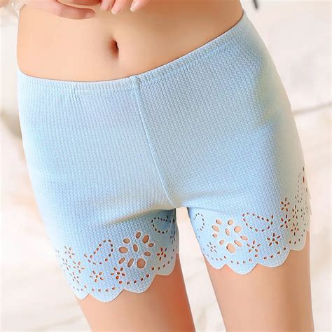 Aliexpress.com : Buy Summer Korean Version Hollow Out Safety Pants Women Waichuan White Slim ...