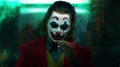 Joaquin Phoenix Joker With Green And Black Background 4K HD Joker ...