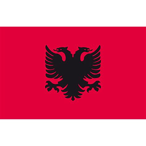 Official flag of Albania