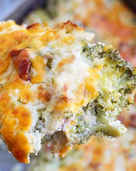 Loaded Cauliflower Broccoli Casserole - Ev's Eats