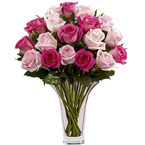 Pretty In Pink Rose Bouquet at Send Flowers