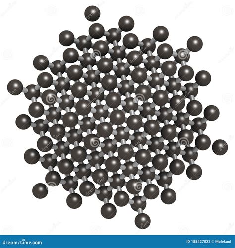 Pure Silicon (Si, Silicium), Crystal Structure. Main Building Material ...