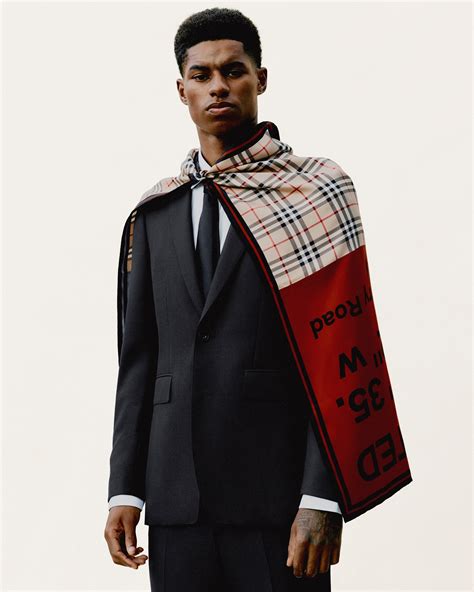 Manchester United's Marcus Rashford Joins Forces With Burberry on a ...