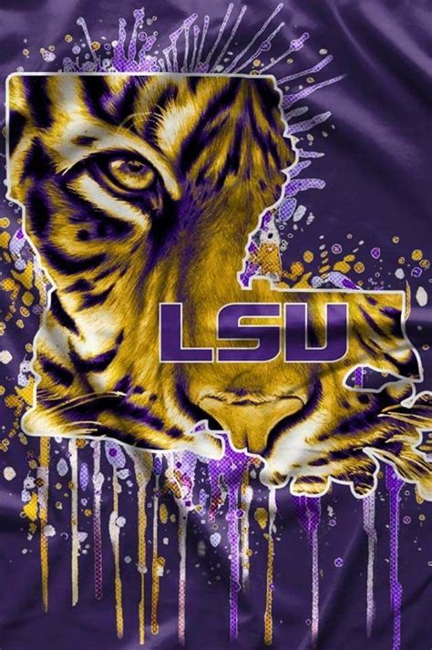 LSU Tigers Logo Wallpaper