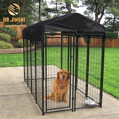 China 4ft welded wire mesh dog kennel with roof factory and suppliers | Jinshi