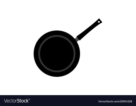 Pan cooking logo Royalty Free Vector Image - VectorStock