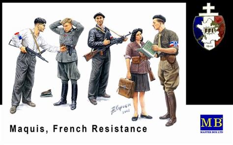 Michigan Toy Soldier Company : Master Box Ltd. - WWII Maquis, French Resistance, FFI (French ...