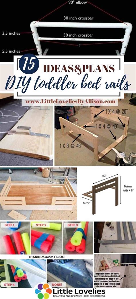 15 diy toddler bed rail plans how to build toddler bed rails – Artofit