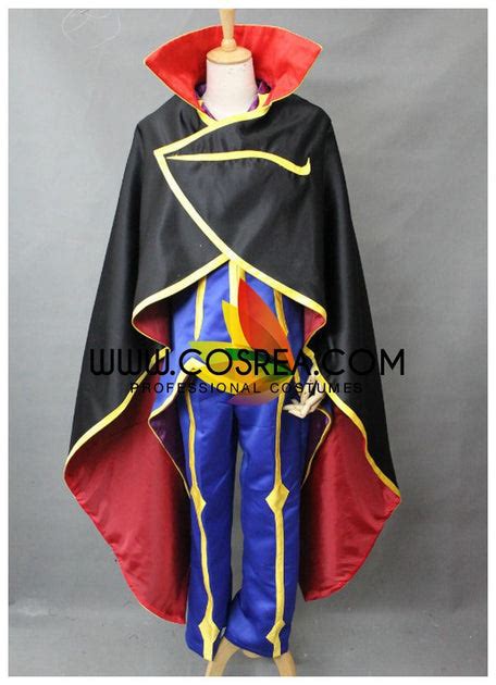 Code Geass Lelouch Zero Cosplay Costume - Cosrea Cosplay