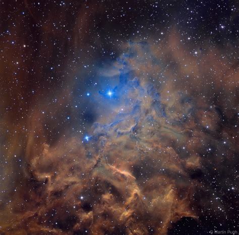 APOD: 2018 February 25 - AE Aurigae and the Flaming Star Nebula