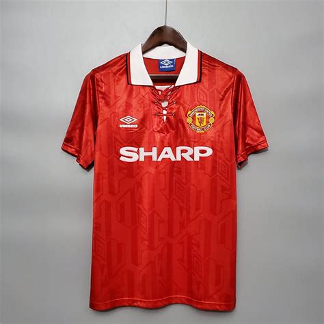 MANCHESTER UNITED 1992-1994 HOME RETRO FOOTBALL SHIRT - My Retro Jersey