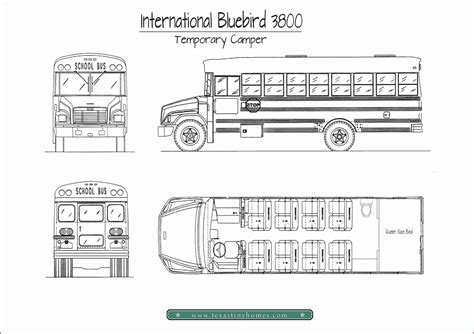 Mini School Bus Interior Dimensions - Design Talk