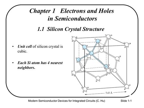 Crystal Structure Of Silicon