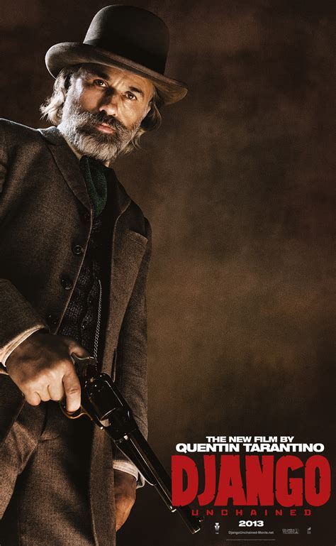 Django Unchained Character Poster - Christoph Waltz - HeyUGuys