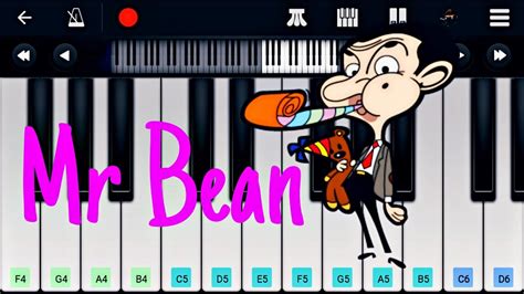 Mr Bean Piano Sheet