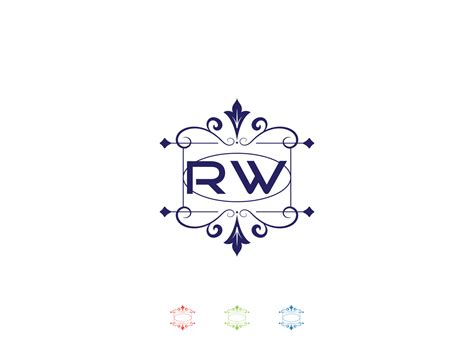 Monogram Rw Luxury Logo, Unique RW Logo Letter Design 17682992 Vector Art at Vecteezy