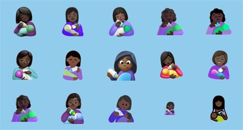 👩🏿‍🍼 Woman Feeding Baby: Dark Skin Tone Emoji on WhatsApp 2.19.352