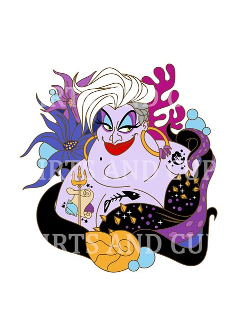 Ursula Little Mermaid Downloadable PNG File - Etsy