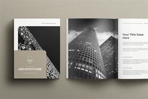 Architecture Brochure Template - Design Cuts