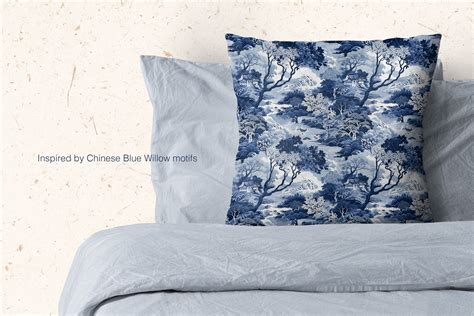 Blue Willow SEAMLESS Patterns - Design Cuts