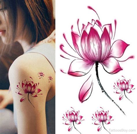 Pink Lotus Flower Tattoo | Tattoo Designs, Tattoo Pictures