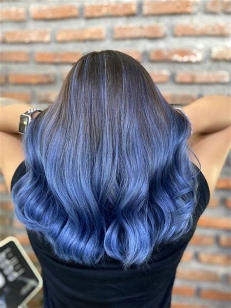 How To Achieve Ash Blue Hair Color At Home?-Blog - | Nadula