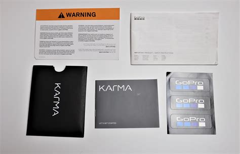 Original GoPro Karma Instruction Manual with Stickers - Genuine ...