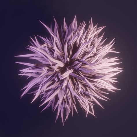 Procedural Sea urchin - blender animation nodes