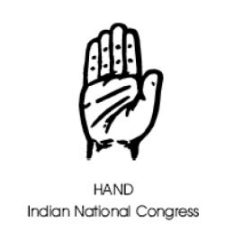 Indian National Congress Symbol - Hand Symbol