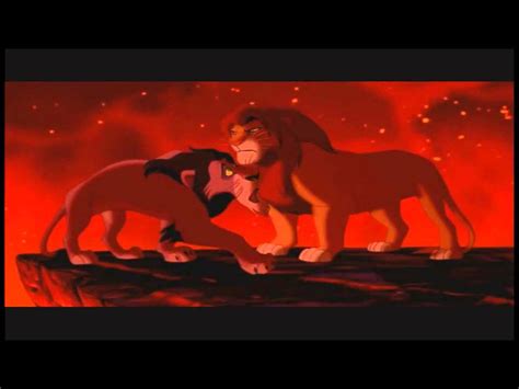 The Lion King Simba Confronts Scar