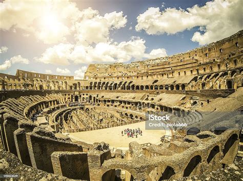 Inside The Coliseum Stock Photo - Download Image Now - Horizontal, Coliseum - Rome, Rome - Italy ...