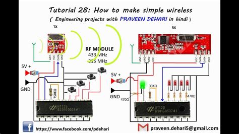 Rf Module 433mhz Circuit Diagram