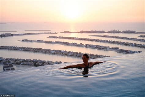 First look at the world's highest infinity pool in Dubai, the Aura ...